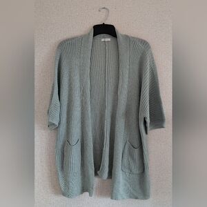 Maurices Sage Green Open Front Cardigan